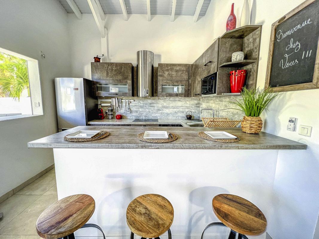 Villa 6 personnes à Baie Orientale-cuisine-16